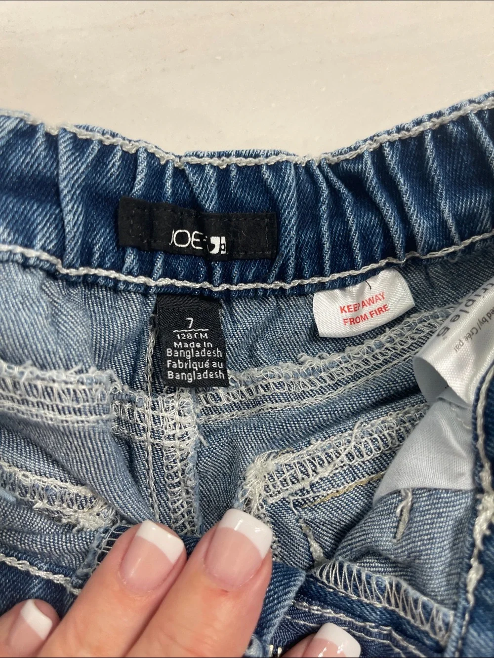 Joe's Jeans Kids Denim Cargo Shorts - Blue